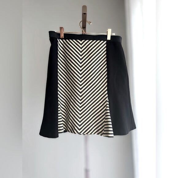 Ann Taylor Navel Striped skirt size 8 - Picture 2 of 15